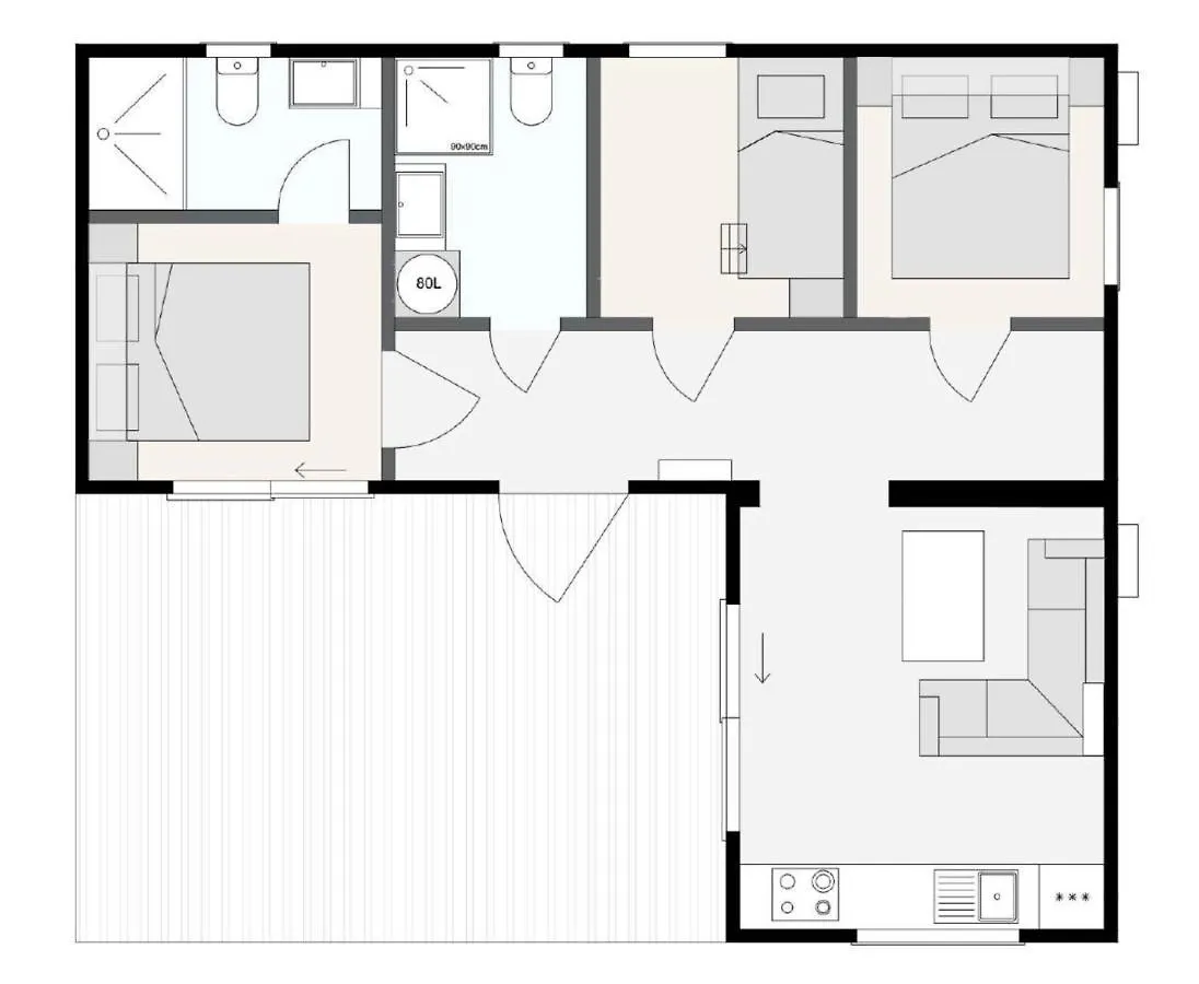Villa Twins 16 - Pakostane Holiday home